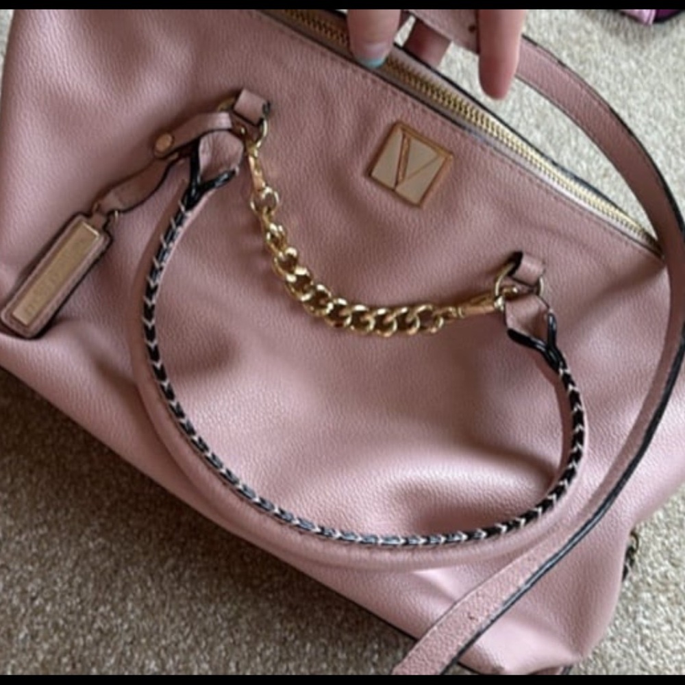 Victoria’s Secret Pink Leather Handbag - Picture 2 of 12